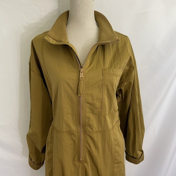 Free People FP Movement Ashani Brown Jumpsuit Atlas Mountain Athleisure XS - Picture 3 of 10